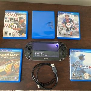 Sony PS Vita and Five Games